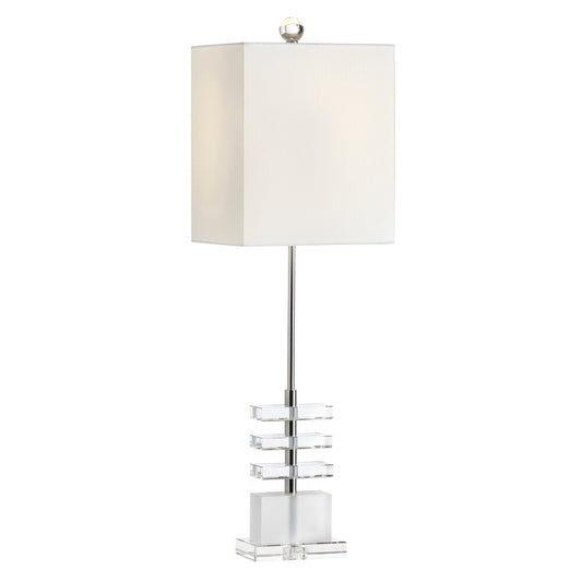 Vaughn Crystal Stacked Table Lamp