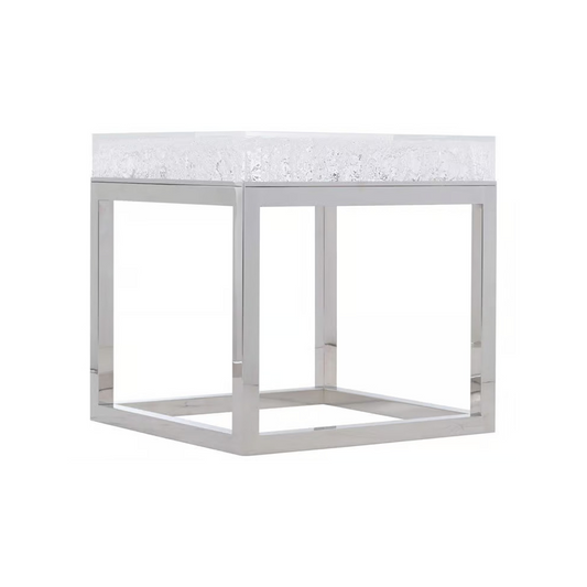 Aventura Square Outdoor Acrylic End Table