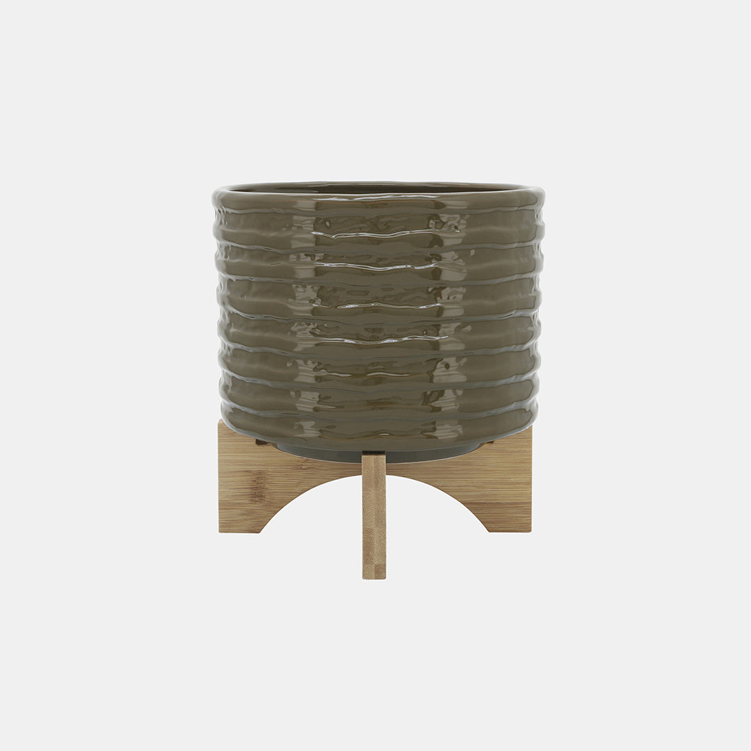 Zeleny Planter With Stand