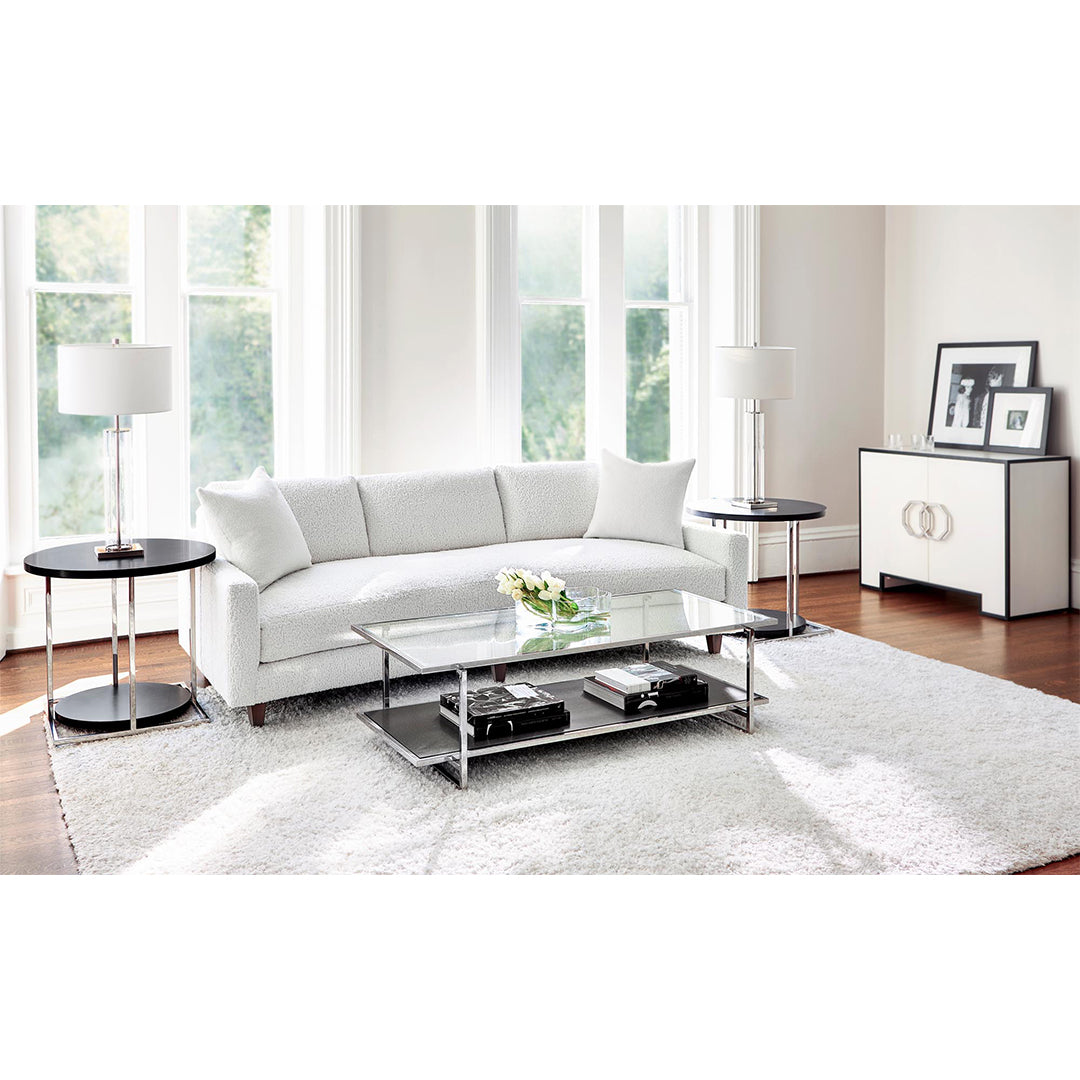 Silhouette Round Side Table Onyx Finish