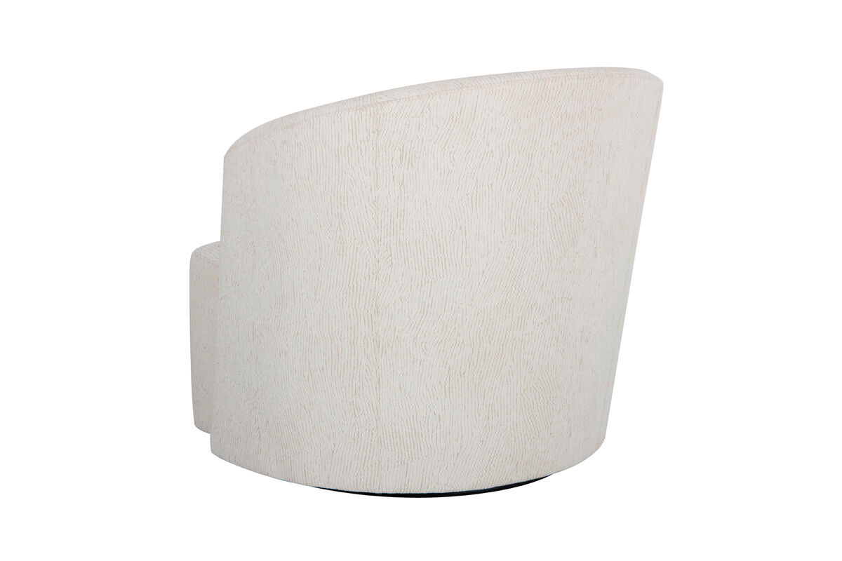 Bastion Swivel Chair, Pearl