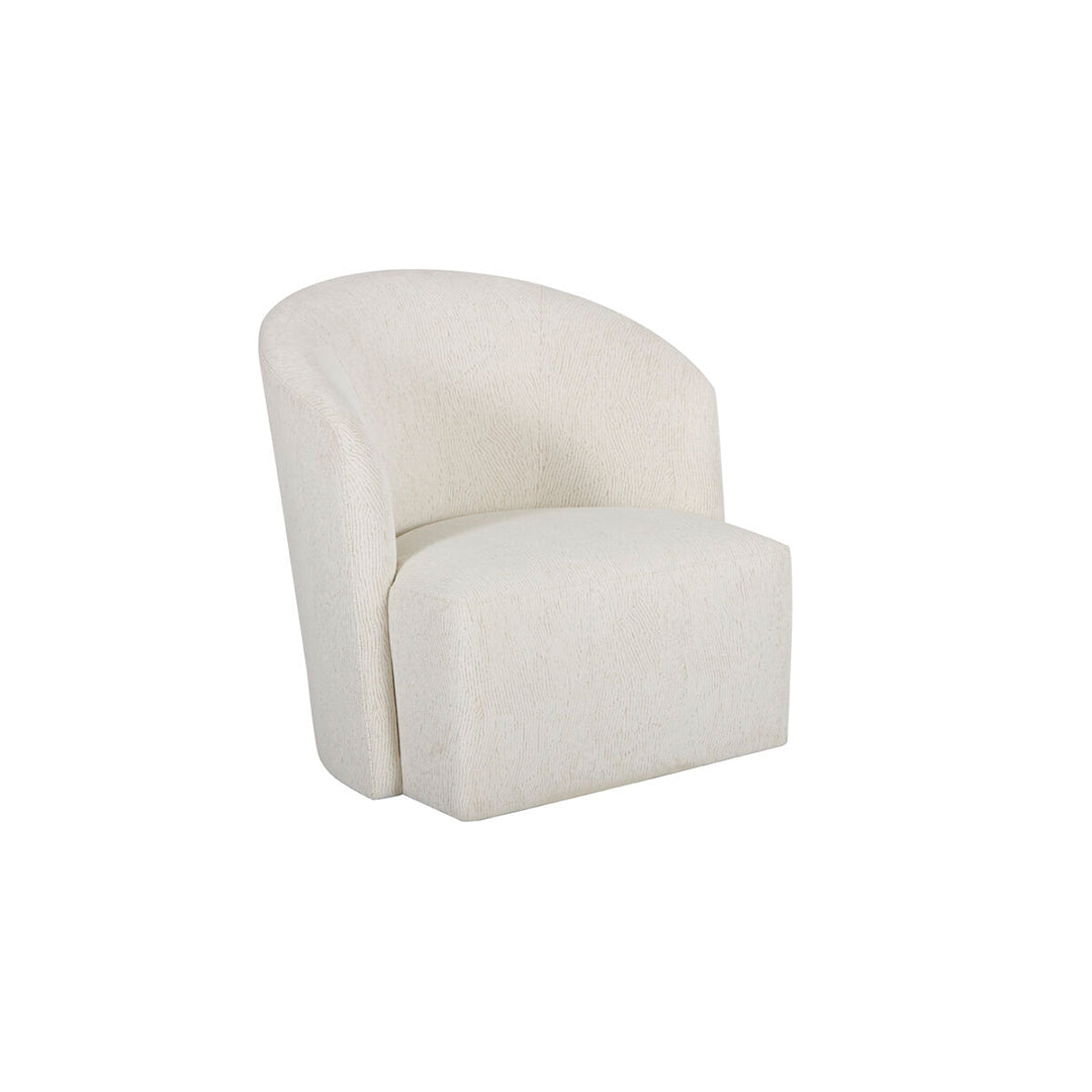 Bastion Swivel Chair, Pearl