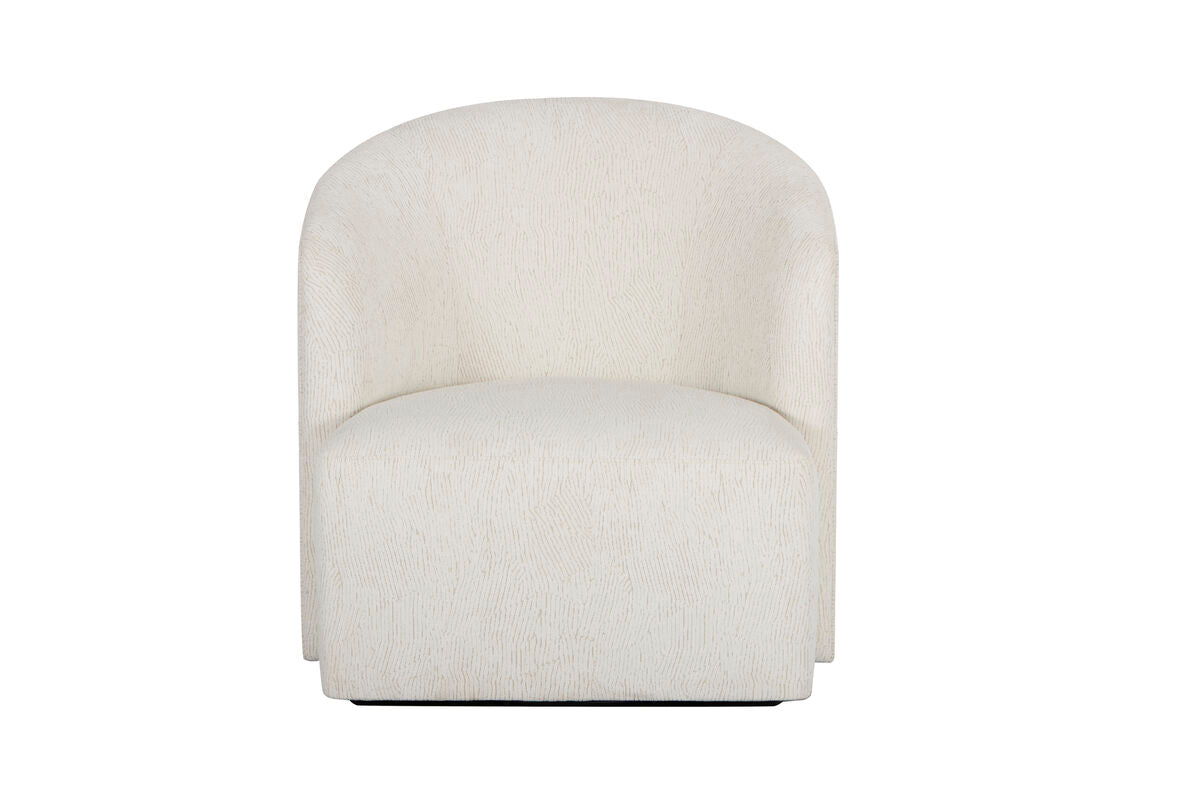Bastion Swivel Chair, Pearl