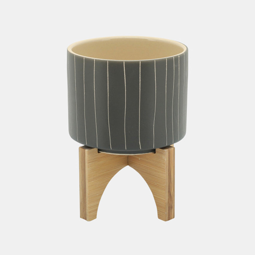 Acalan 5" Planter With Stand