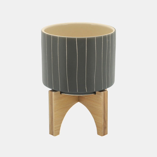 Acalan 5" Planter With Stand
