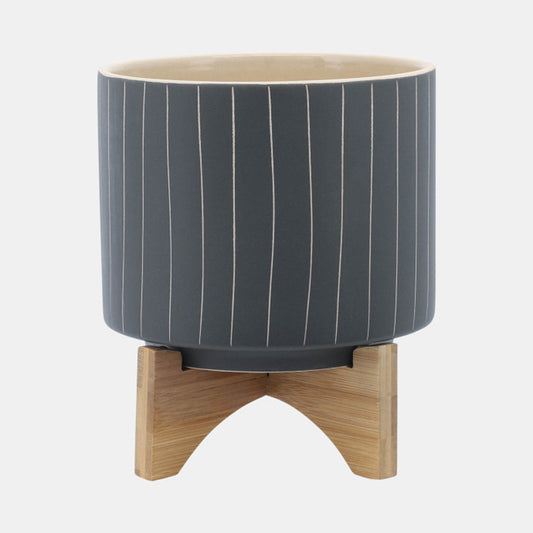 Acalan 8" Planter With Stand