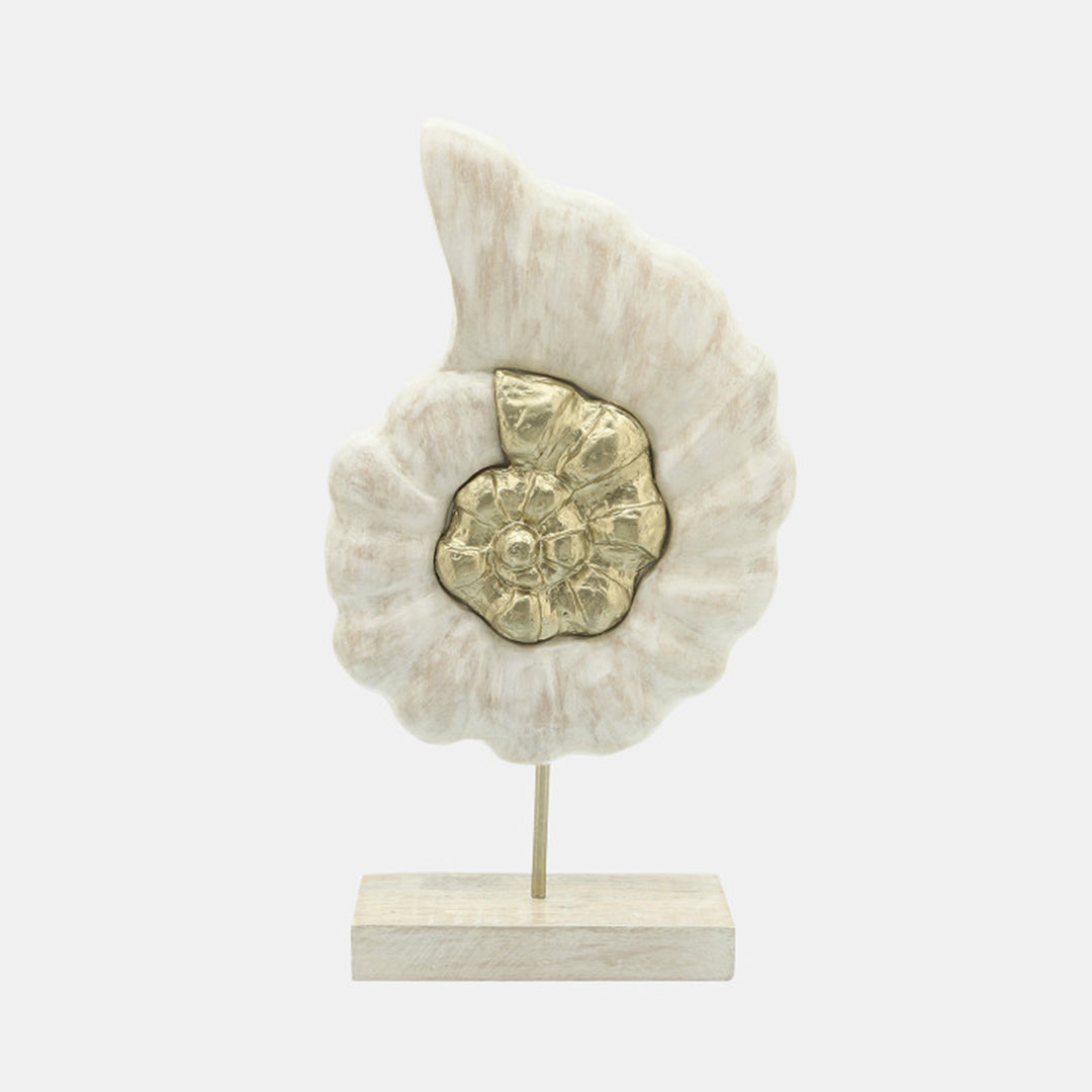 Aspene Mango Wood Shell On Stand