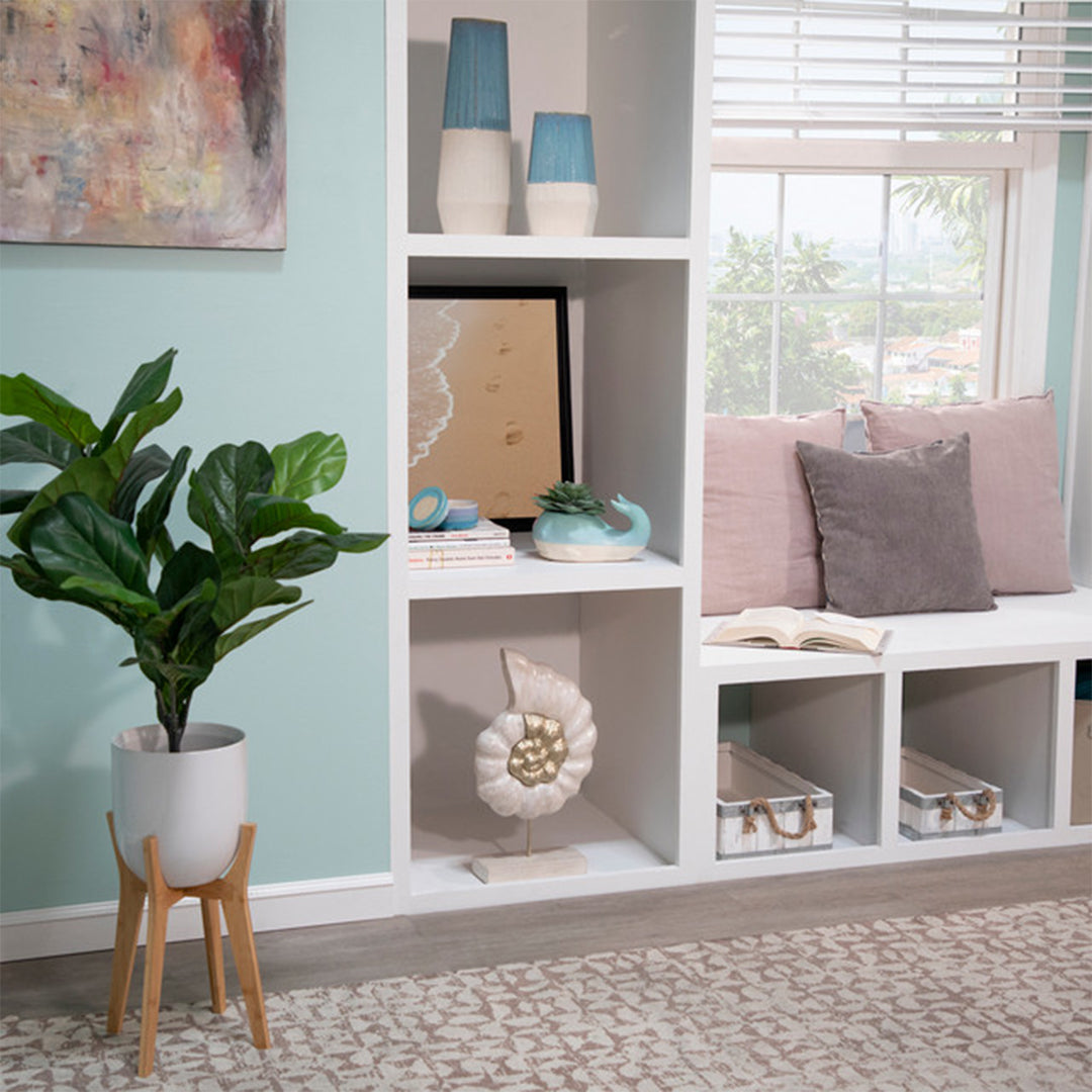 Aspene Mango Wood Shell On Stand
