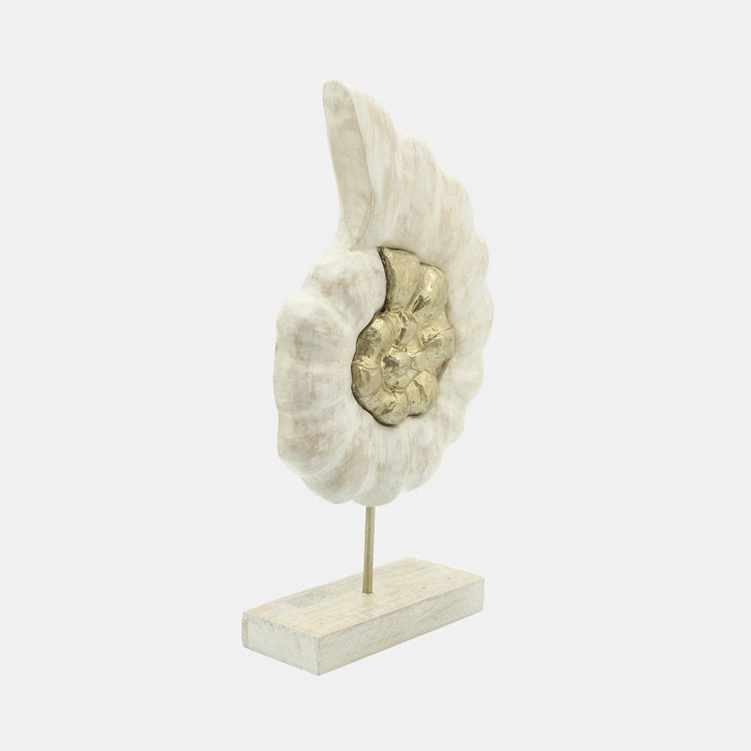 Aspene Mango Wood Shell On Stand