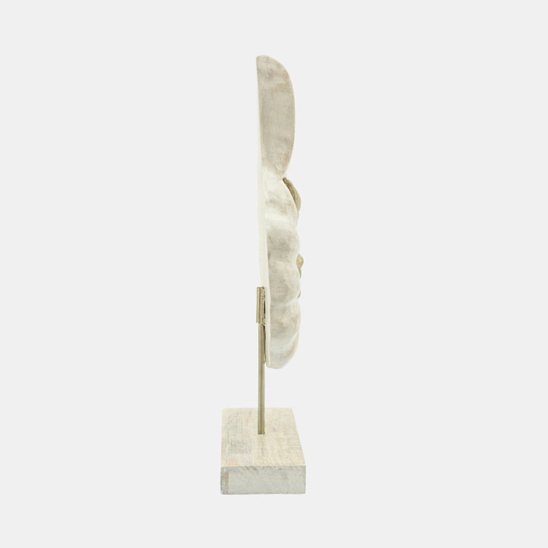 Aspene Mango Wood Shell On Stand