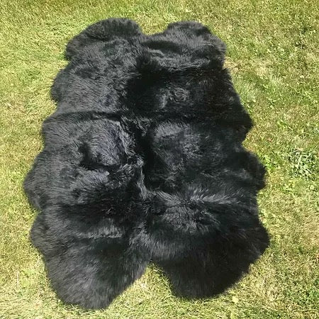 Sheepskin Quad - Black
