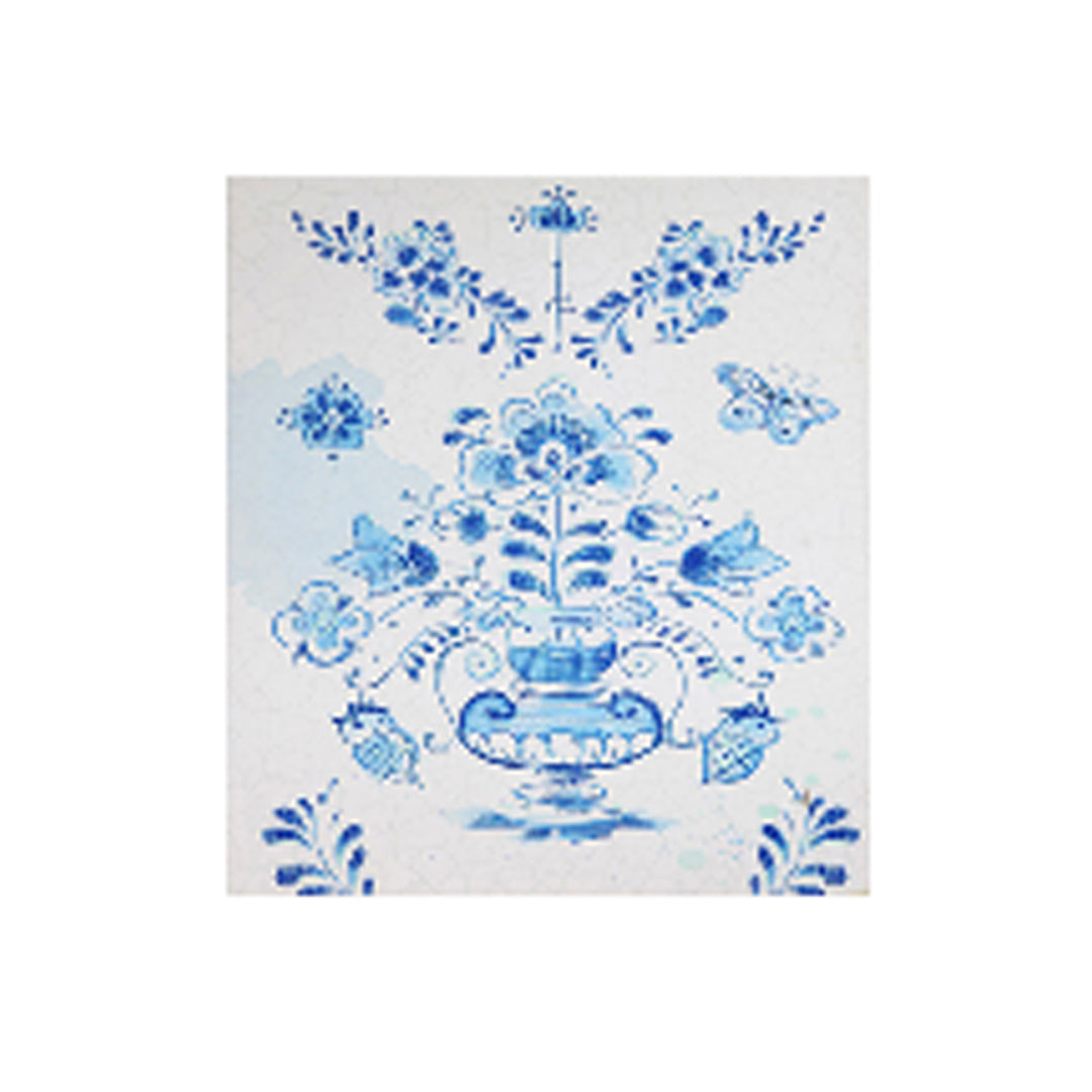 Chad Canvas Wall Decor - Blue & White