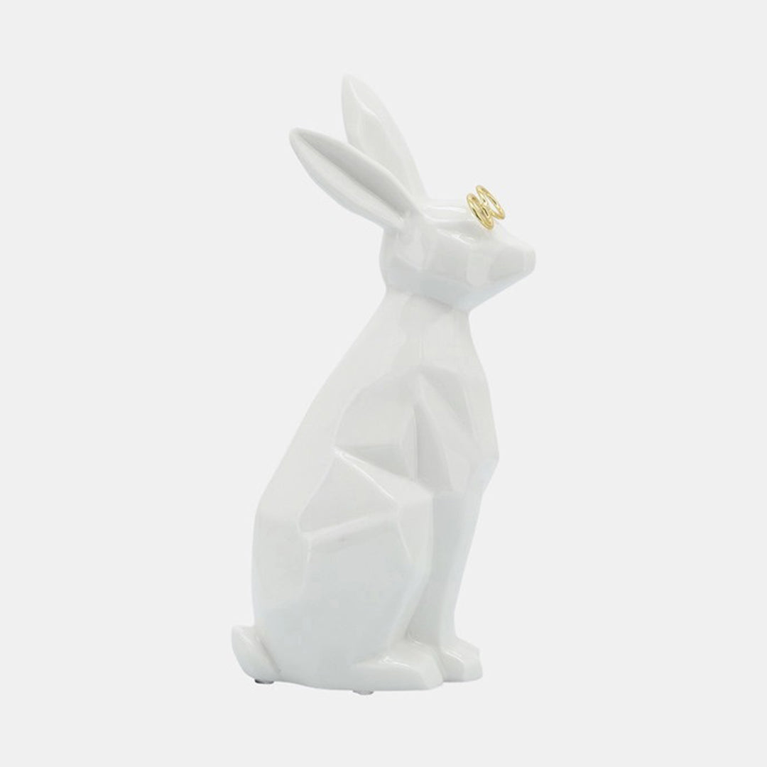 Coella 9" Bunny With Glass