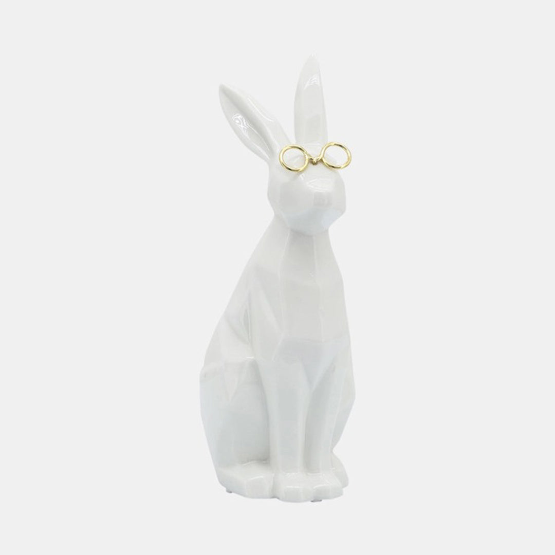 Coella 9" Bunny With Glass