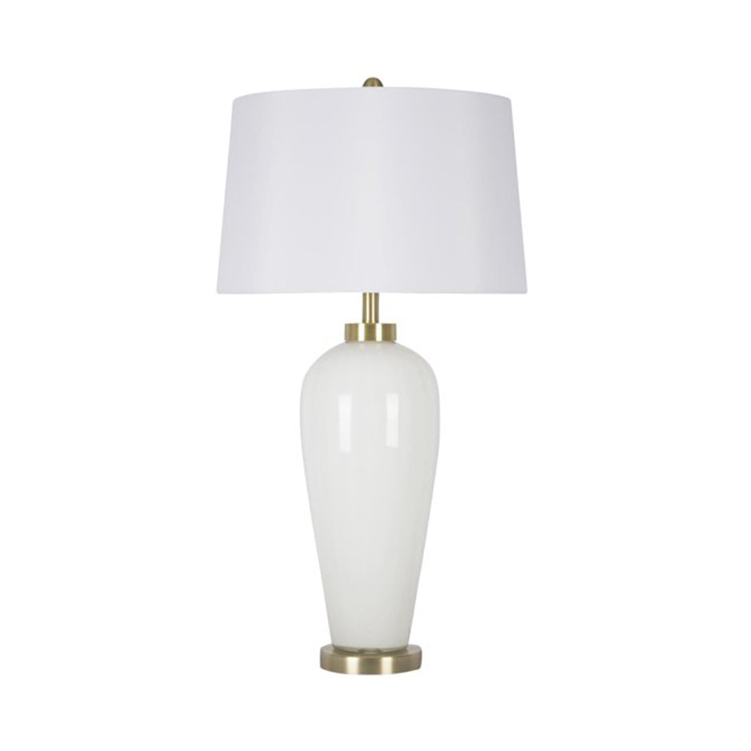 Dickens Grooved Glass Table Lamp