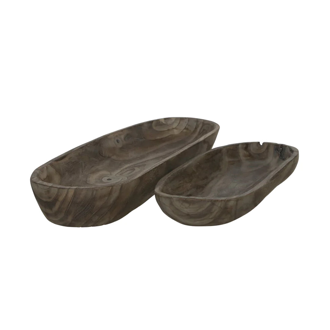 Felicia Plates - Gray (Set of 2)