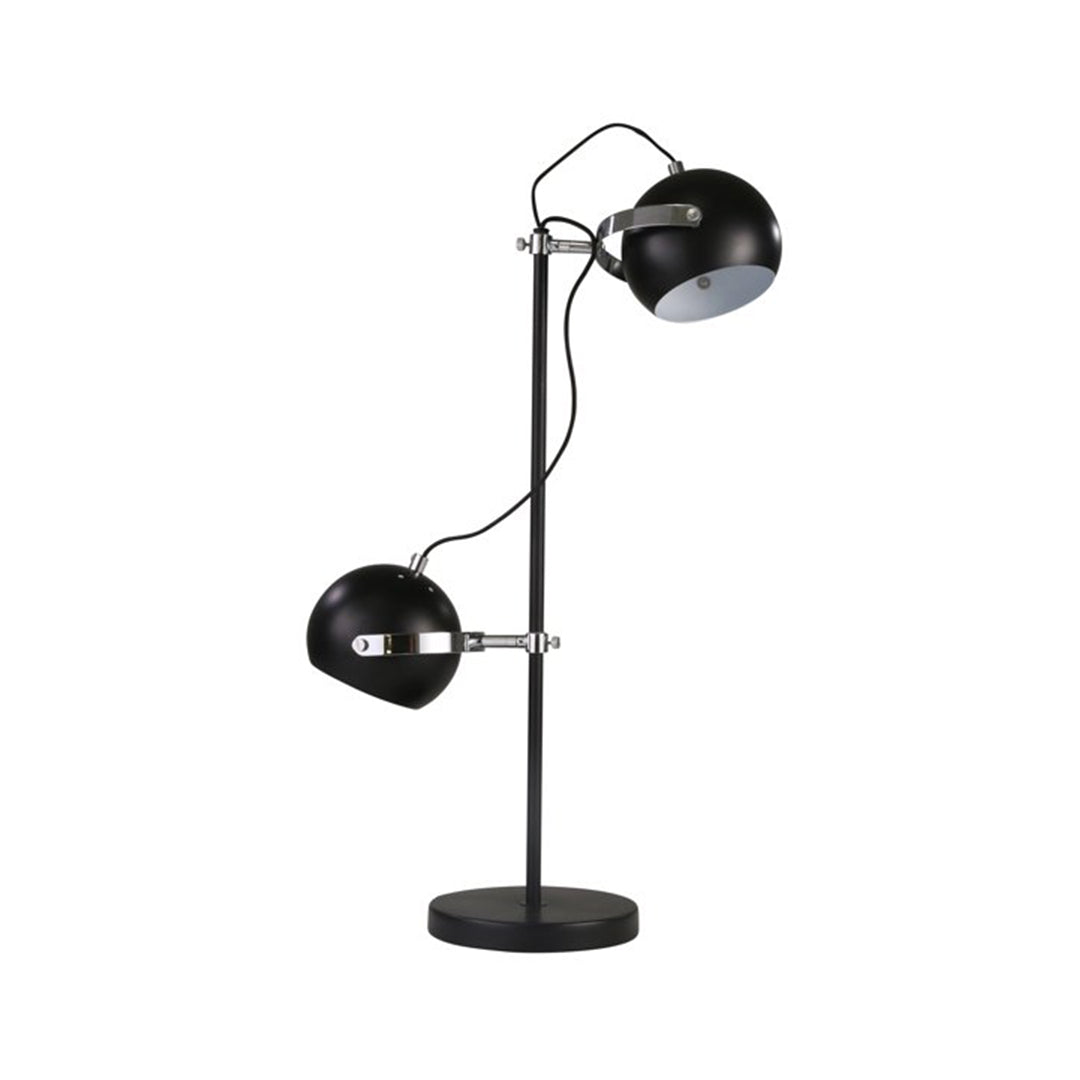 Huntington Metal 26" Dual Light Task Lamp, Black