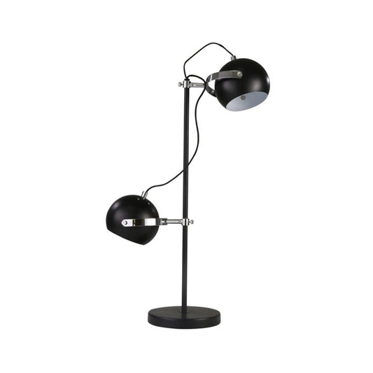 Huntington Metal 26" Dual Light Task Lamp, Black