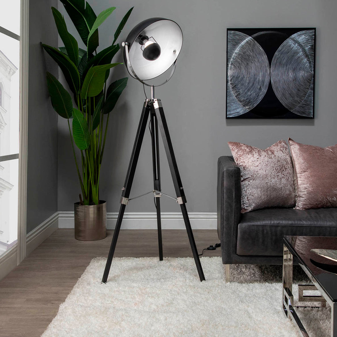 Logan Tripod Spotlight Floor Lamp
