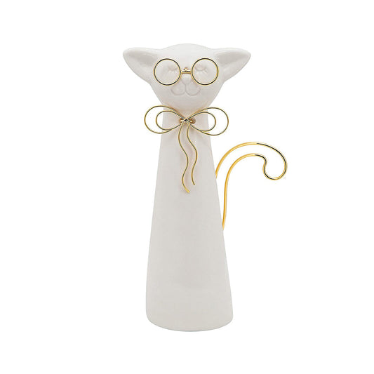 Mathilde 8" Cat with Glasses