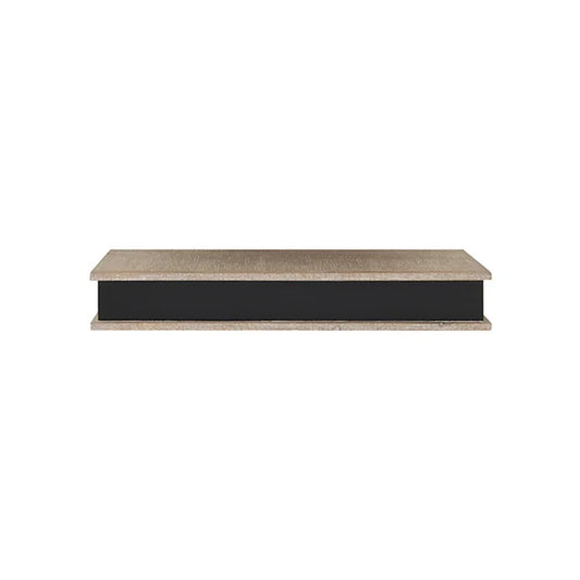 Wood Wall Shelf with Chalkboard Front, Medium