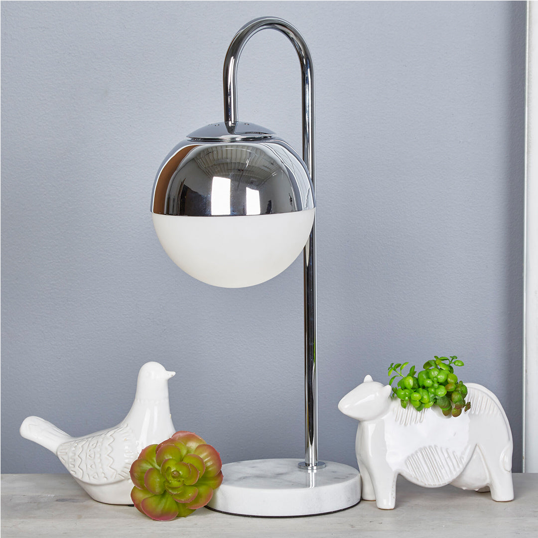 Merced Table Lamp - Silver
