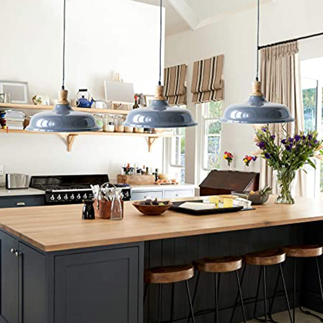 Metal Pendant Lamp - Grey