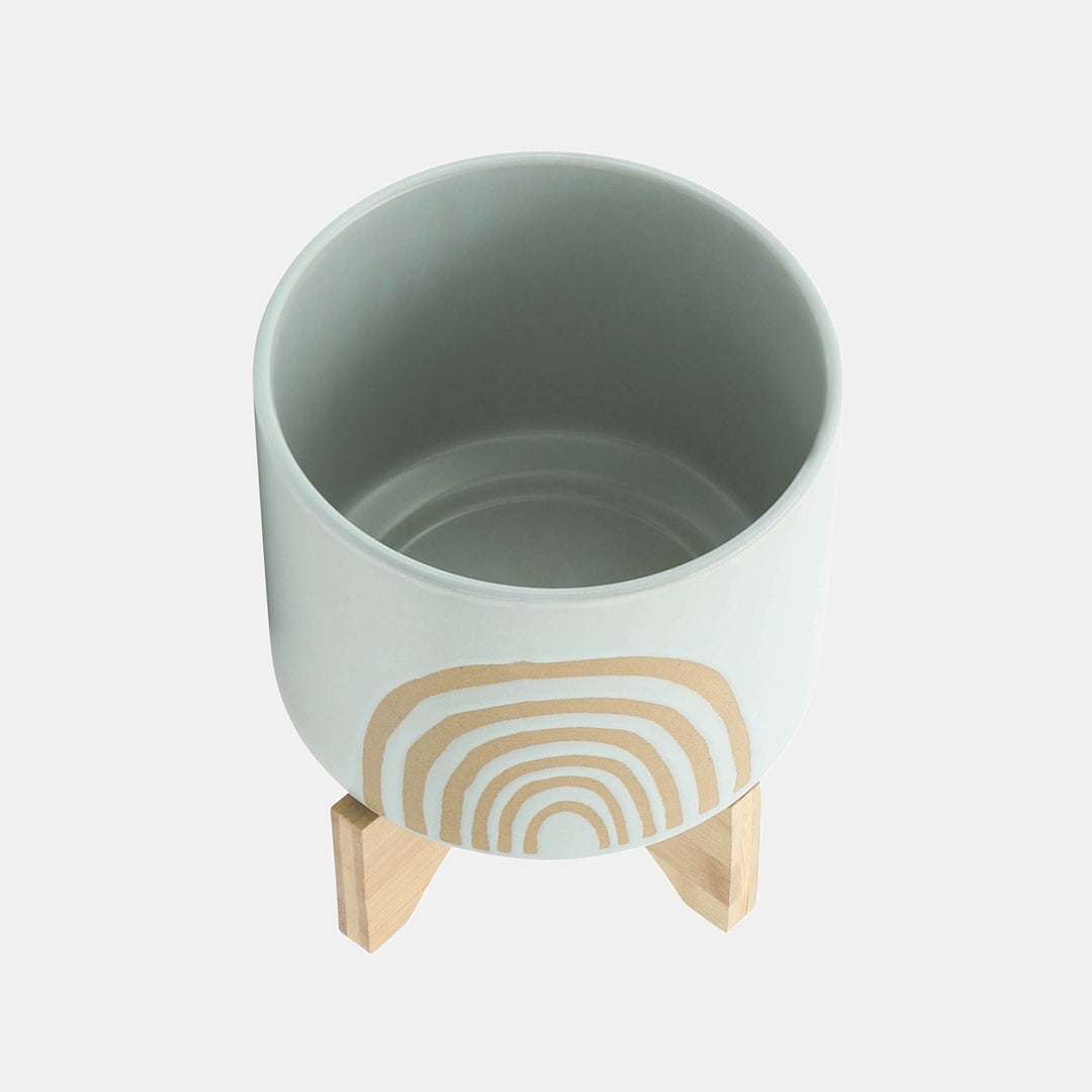 Olsen Planters with Stand (Set of 2)