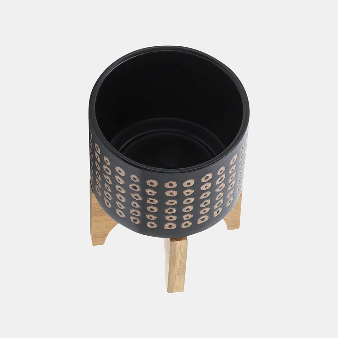 Phelps Planters on Stand (Set of 2)