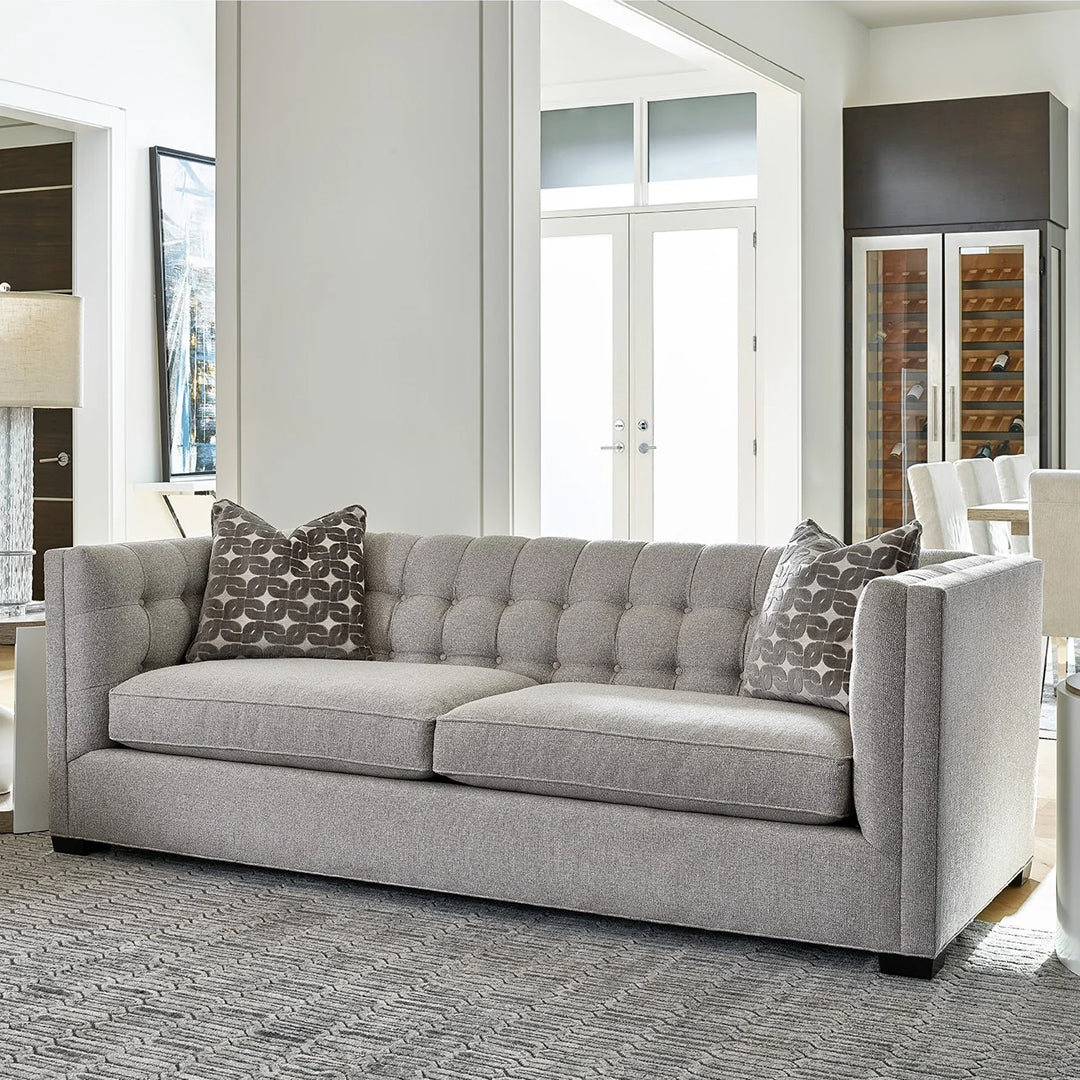 Quincey Sofa, Heath Platinum