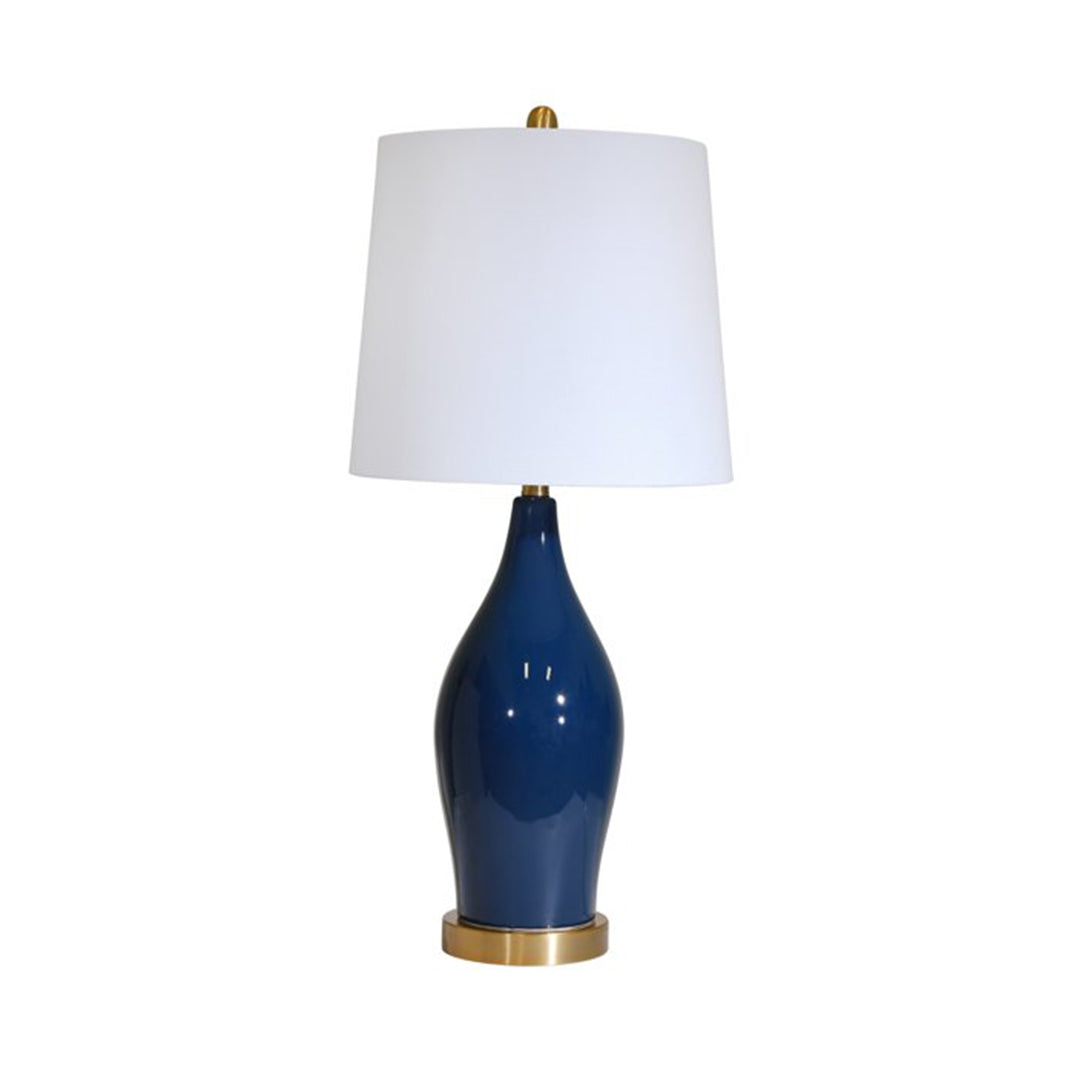 Roshan Table Lamp, Blue
