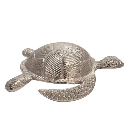 Turtle Table Décor , Silver