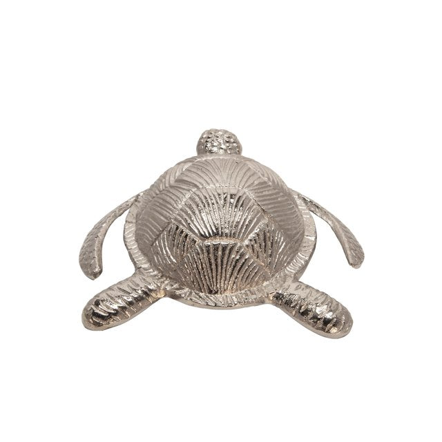 Turtle Table Décor , Silver