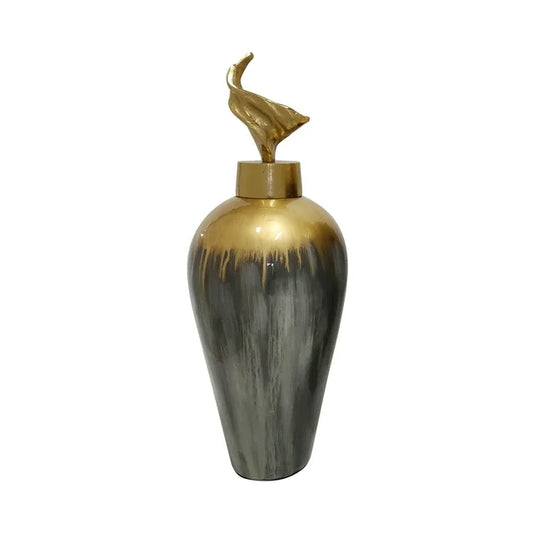 Wickhom Vase 23" With Lily Lid