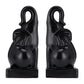 Elephant Bookends Black, Set Of 2