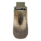 Aloe Glass Vase 17" with Bracelet Nickel