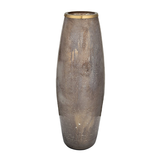Champagne Glass Vase 24" with Metal Ring