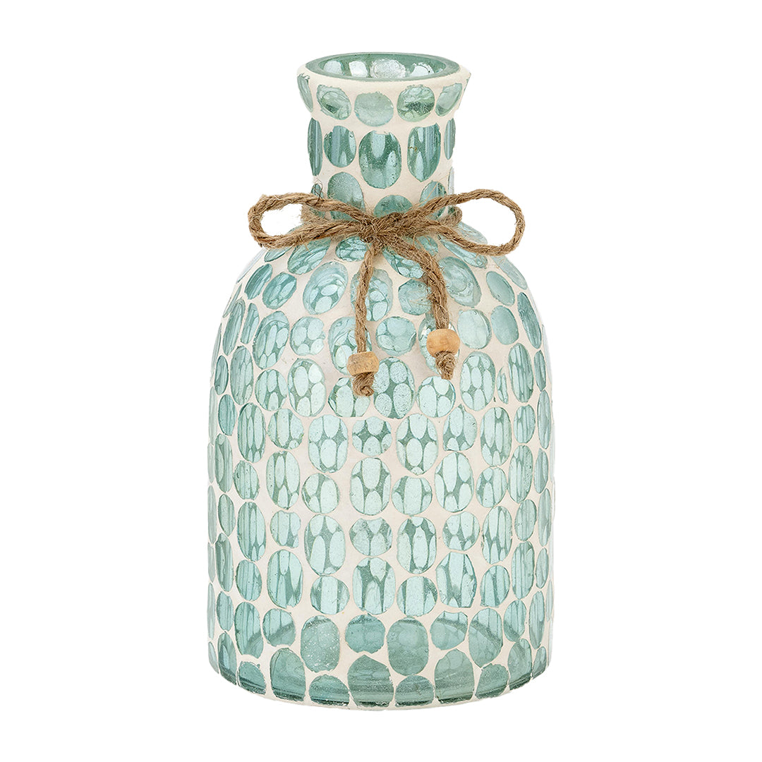 Mosaic Vase, Blue