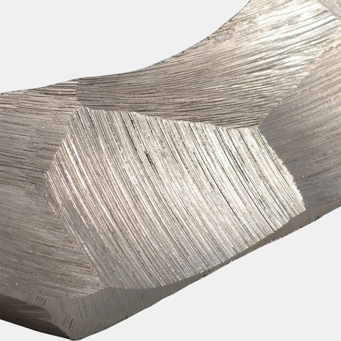 Decorative Hammered Halo - Silver, Set of 2