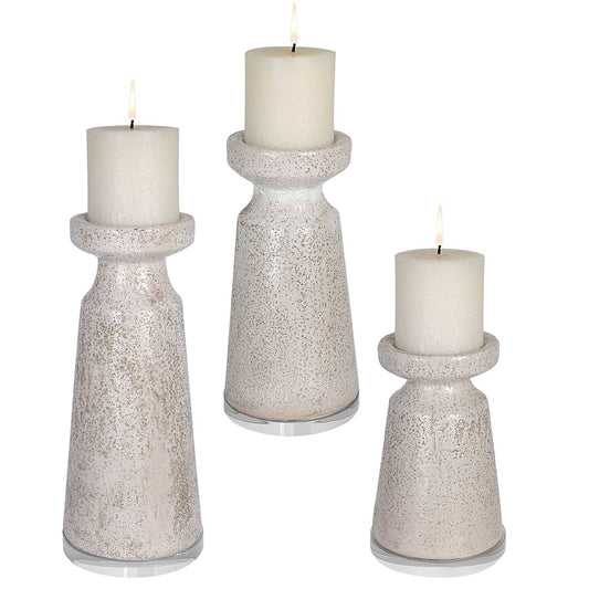 Kyan Candle Holders, Set Of 3