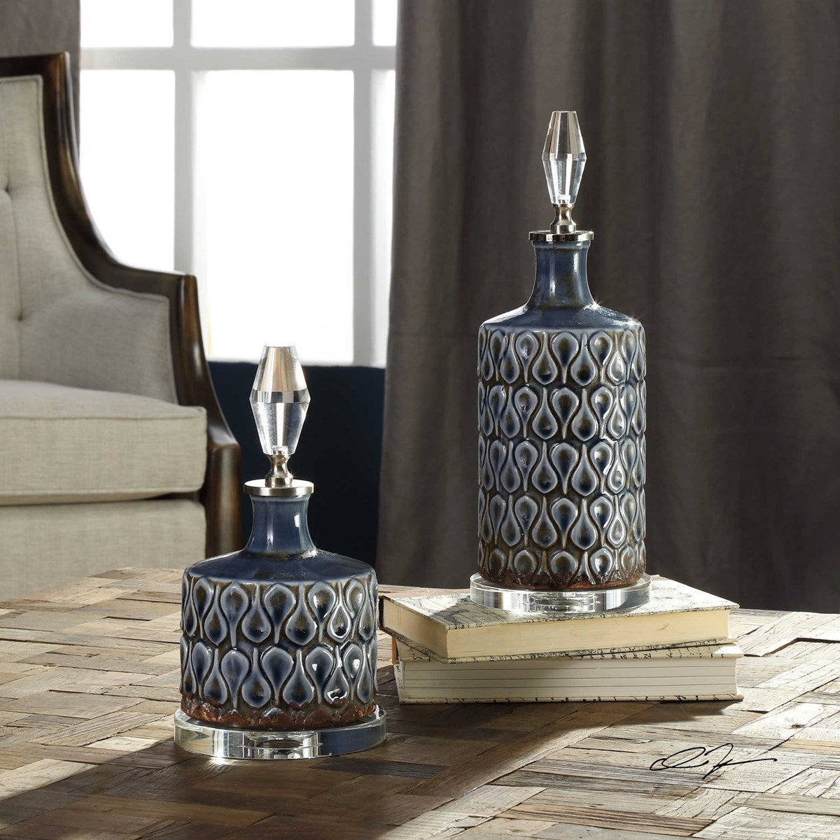 Varuna Bottles, Set Of 2