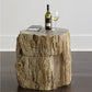 Petrified Wood Accent Table