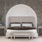 Vault Upholstered Queen Shelter Bed