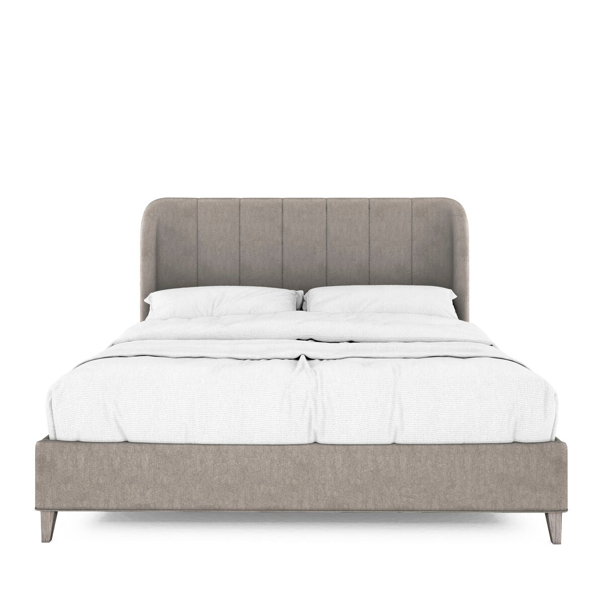 Vault Upholstered King Shelter Bed