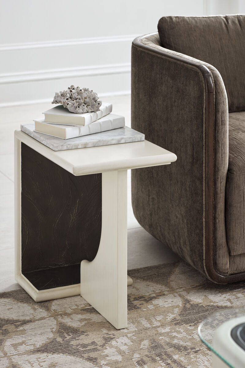 Blanc Chairside Table