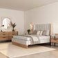 Portico Queen Upholstered Shelter Bed