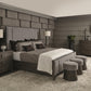 Linea Upholstered King Bed