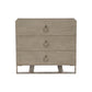 Linea Nightstand, Cerused Greige