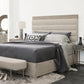 Linea Nightstand, Cerused Greige