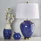 29" Ceramic Jug Table Lamp, Blue